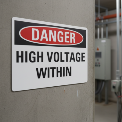 Danger High Voltage Within