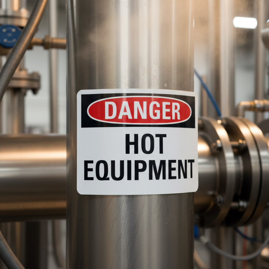 Danger Hot Equipment - Image 2