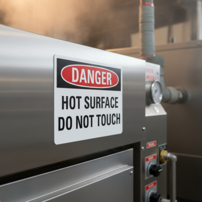 Danger Hot Surface Do Not Touch
