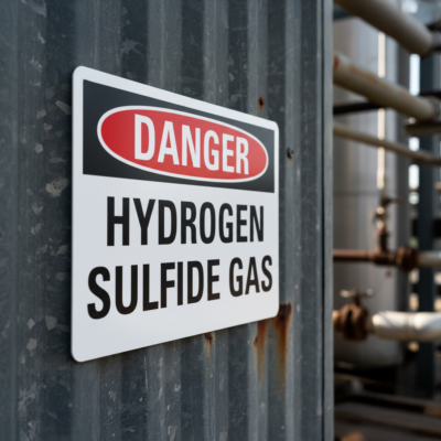 Danger Hydrogen Sulfide Gas