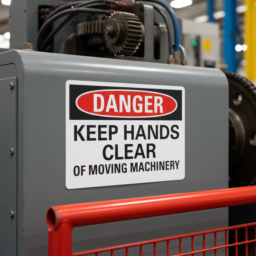 Danger Keep Hands Clear Of Moving Machinery - Image 2
