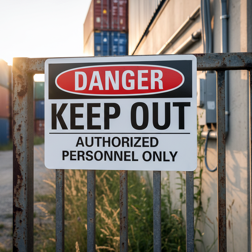 Danger Keep Out Authorized Personnel Only - Image 2