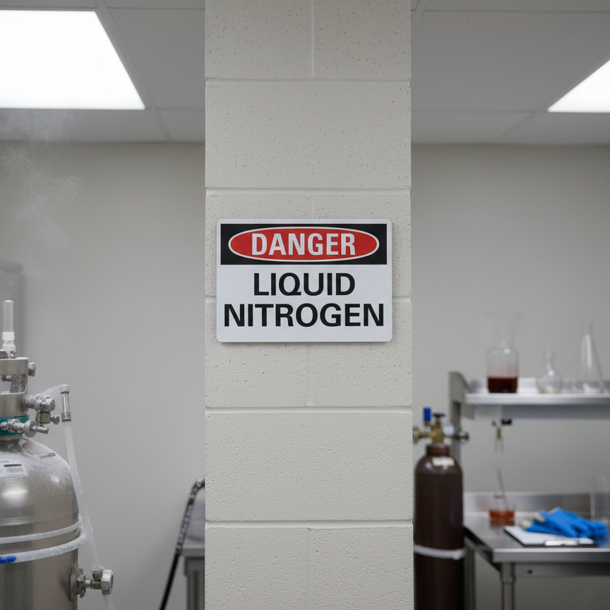 Danger Liquid Nitrogen