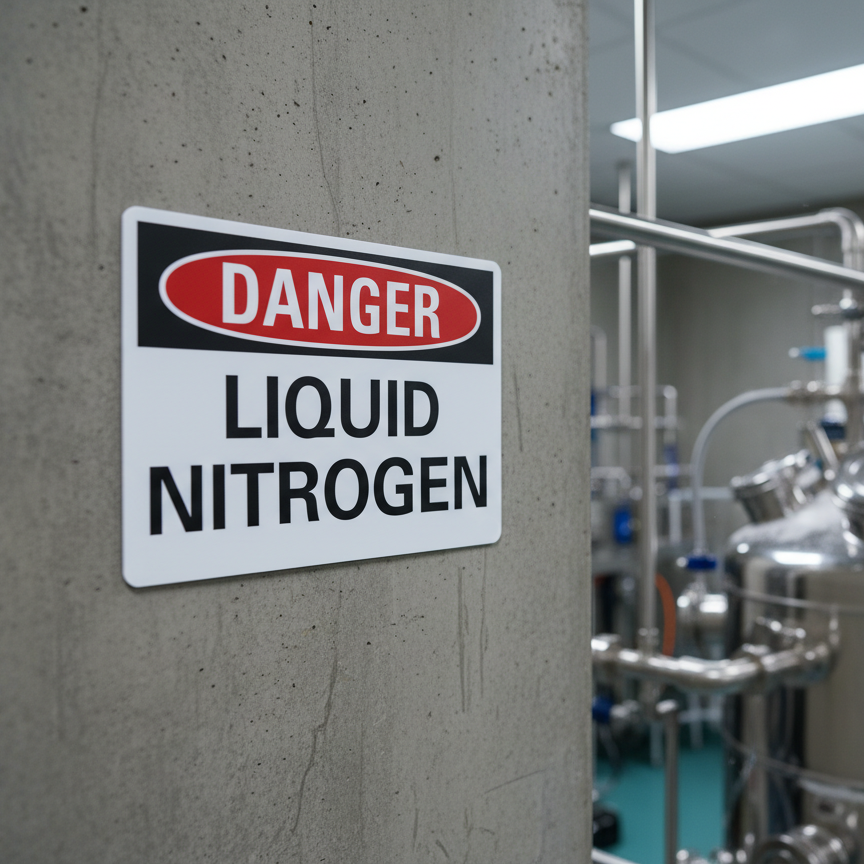 Danger Liquid Nitrogen - Image 2