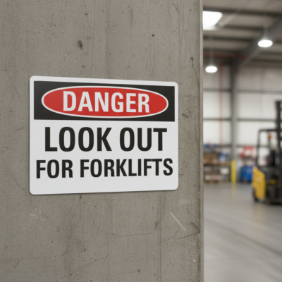 Danger Look Out For Forklifts