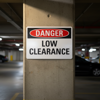 Danger Low Clearance