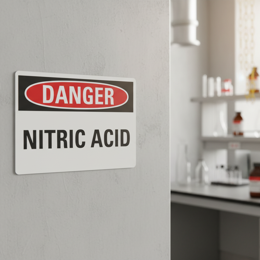 Danger Nitric Acid