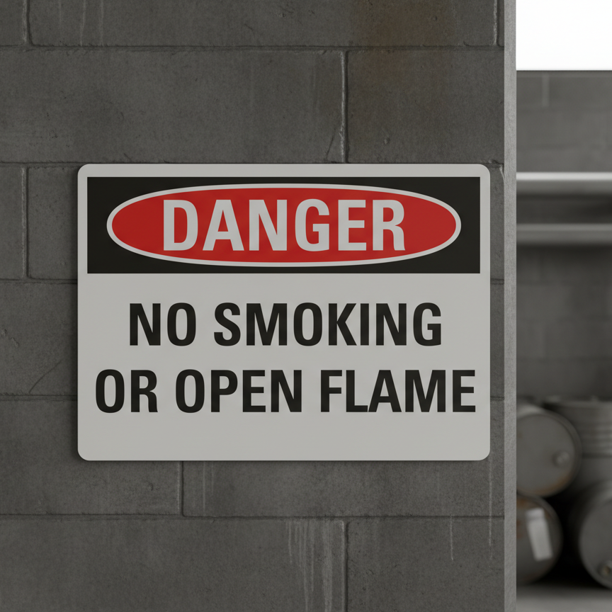 Danger No Smoking Or Open Flame - Image 2