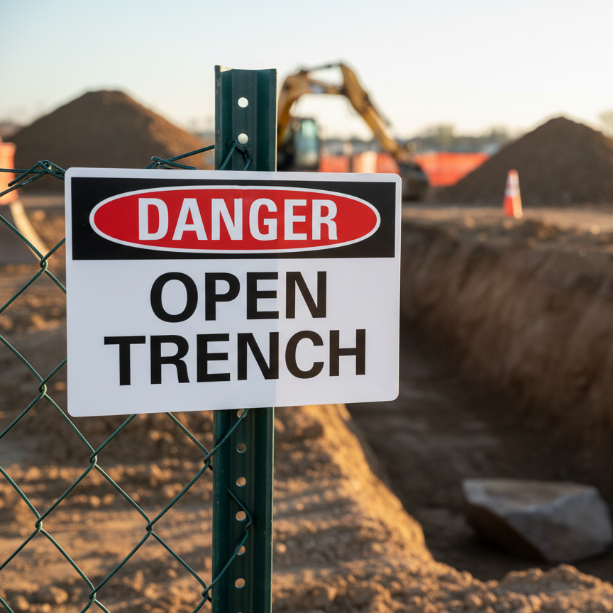 Danger Open Trench