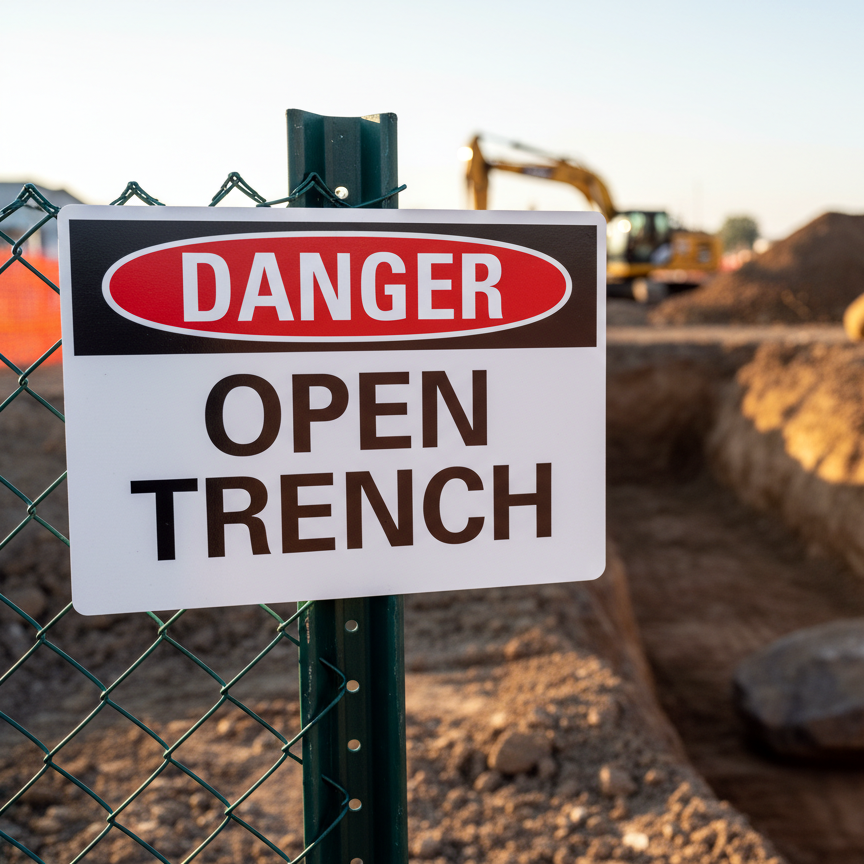 Danger Open Trench - Image 2