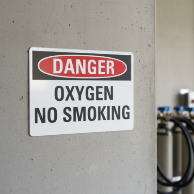 Danger Oxygen No Smoking
