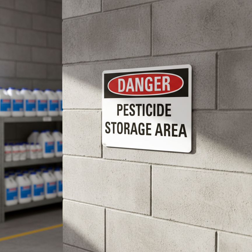 Danger Pesticide Storage Area - Image 2