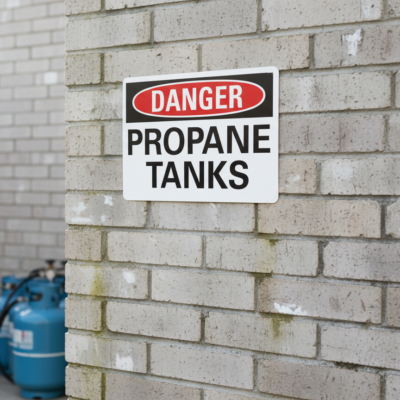 Danger Propane Tanks