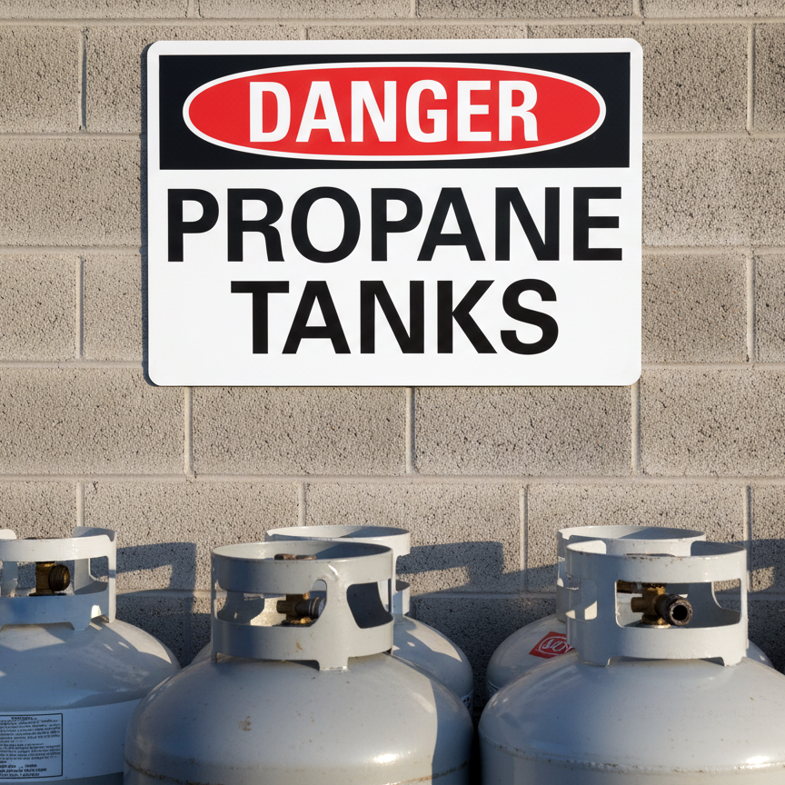 Danger Propane Tanks - Image 2