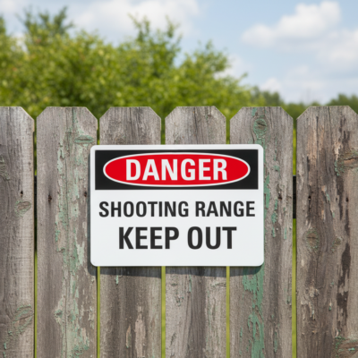 Danger Shooting Range Keep Out