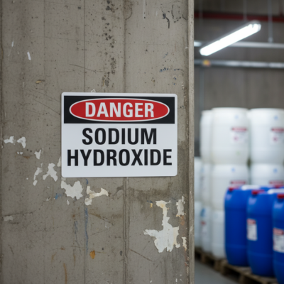 Danger Sodium Hydroxide