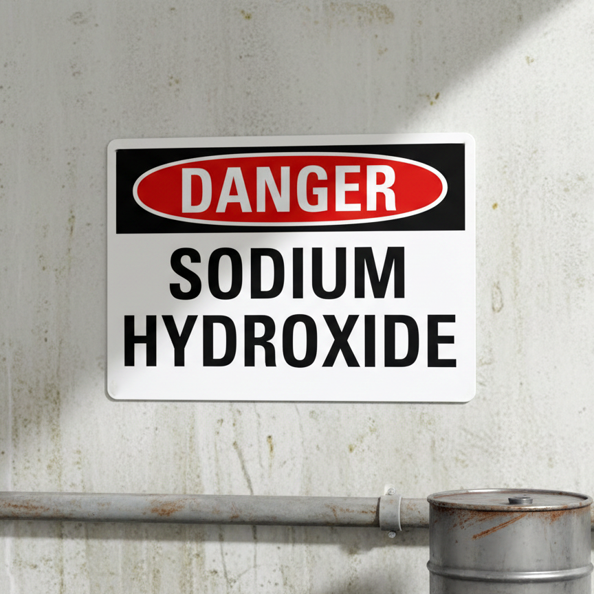 Danger Sodium Hydroxide - Image 2