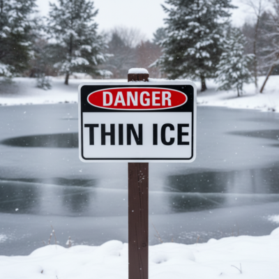 Danger Thin Ice