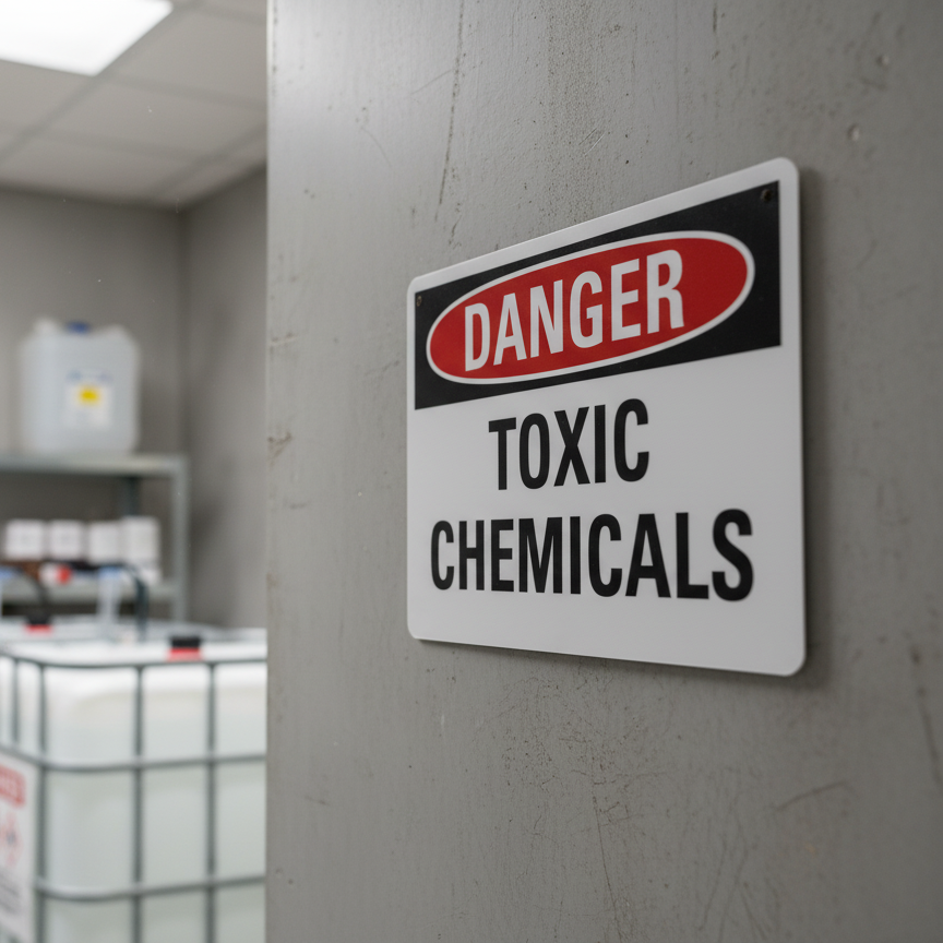 Danger Toxic Chemicals
