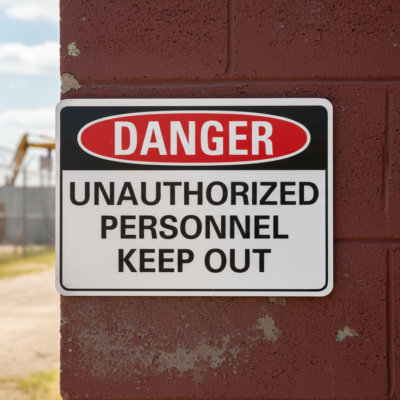 Danger Unauthorized Personnel Keep Out