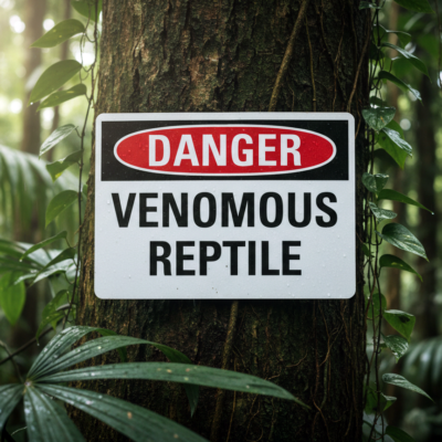 Danger Venomus Reptile