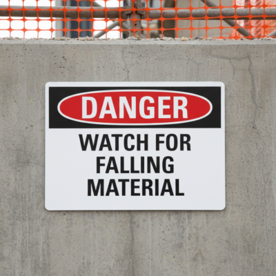 Danger Watch For Falling Material