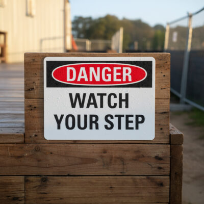 Danger Watch Your Step