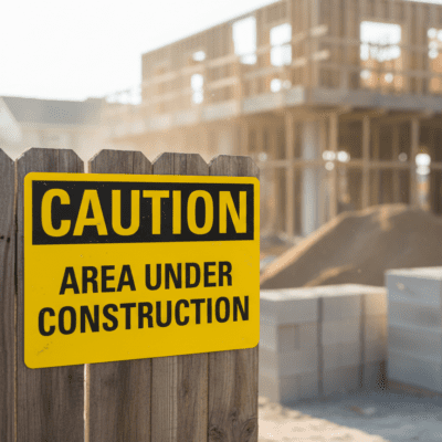 Caution Area Under Construction