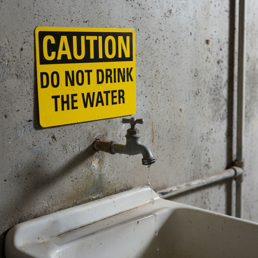 Caution Do Not Drink The Water