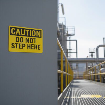 Caution Do Not Step Here