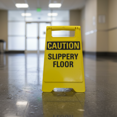 Caution Slippery Floor