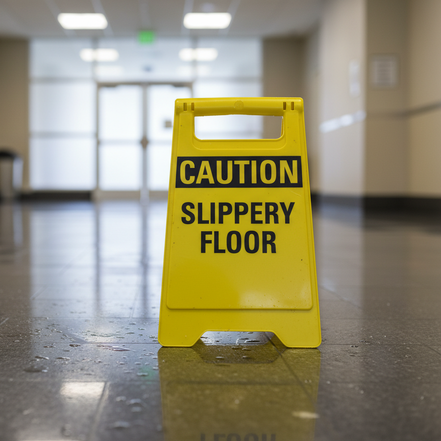 Caution Slippery Floor