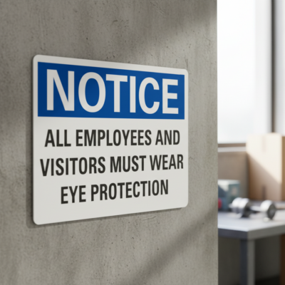 Notice All Employees And Visitors Must Wear