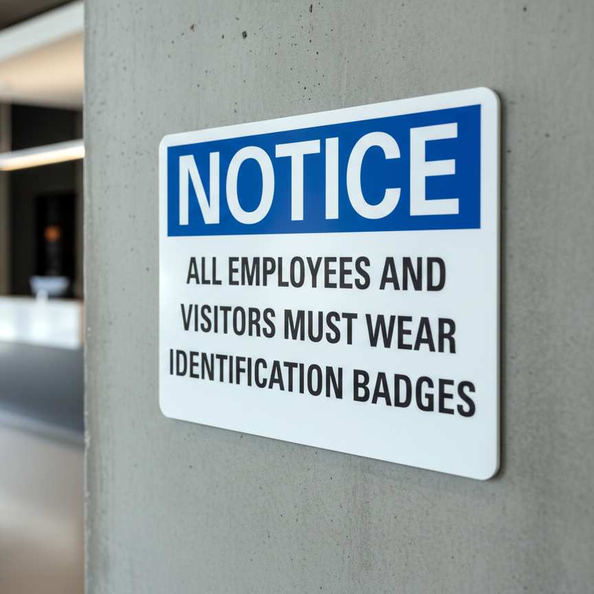 Notice All Employees And Visitors Must Wear - Image 2