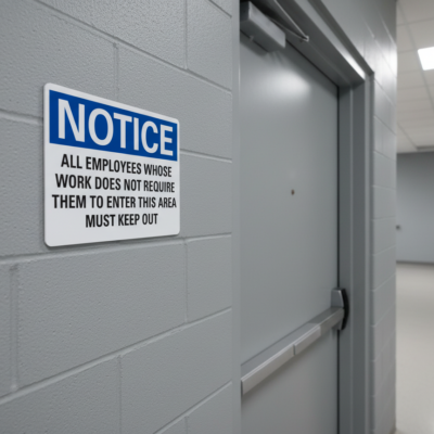 Notice All Employees Whose Work Does Not Require