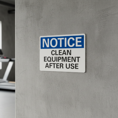 Notice Clean Equipment After Use