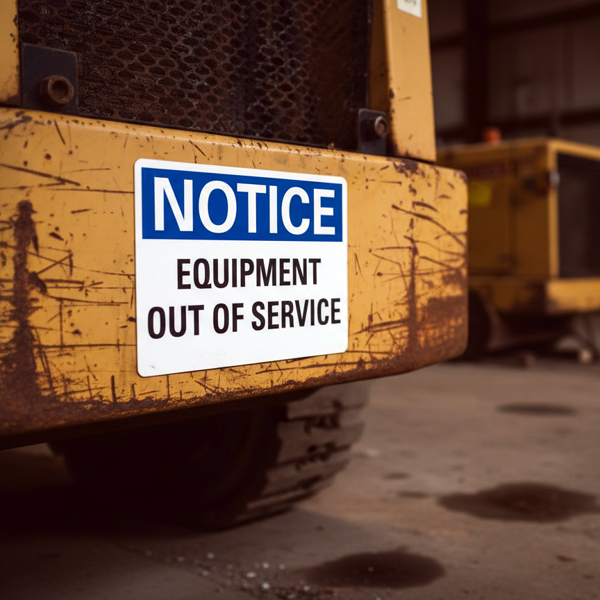 Notice Equipment Out Of Service - Image 2