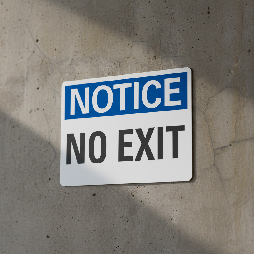 Notice No Exit