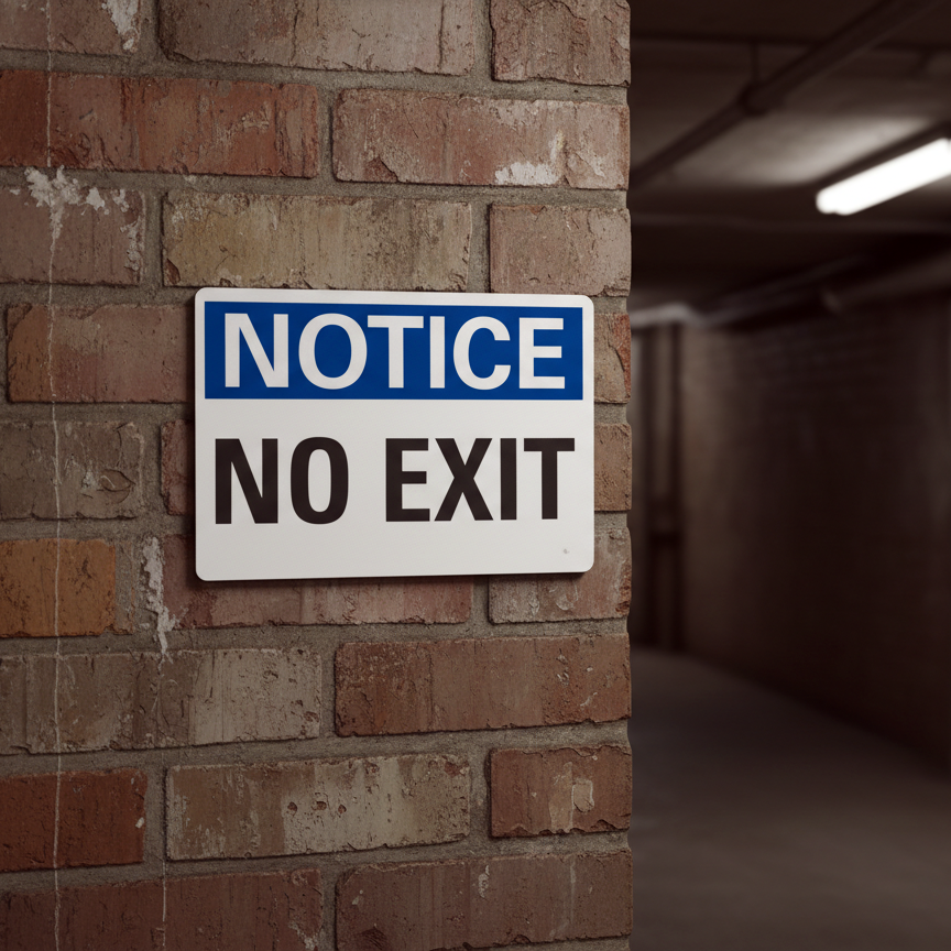 Notice No Exit - Image 2