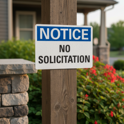 Notice No Solicitation