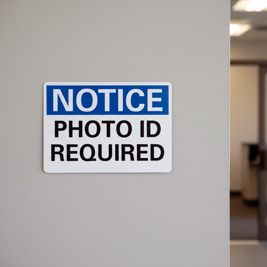 Notice Photo Id Required - Image 2