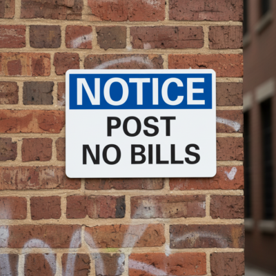 Notice Post No Bills