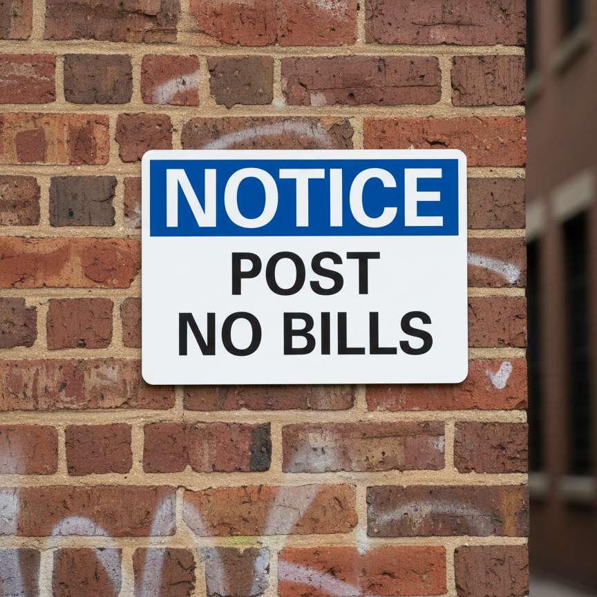 Notice Post No Bills