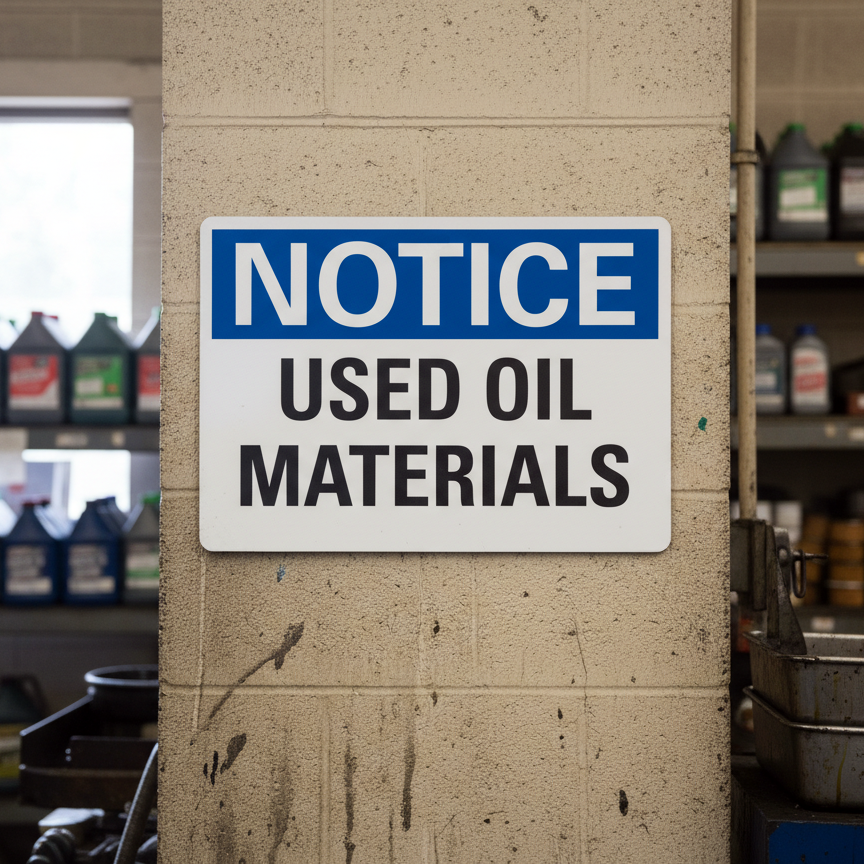 Notice Used Oil Materials - Image 2
