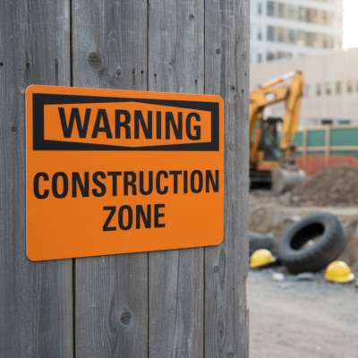 Warning Construction Zone