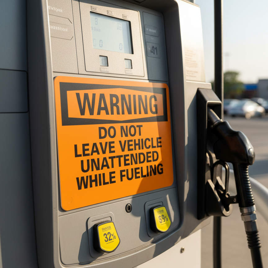 Warning Do Not Leave Vehicle Unattended While