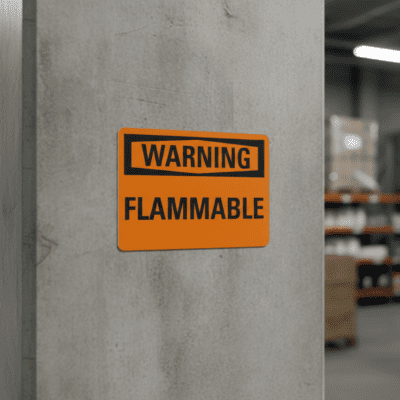 Warning Flammable