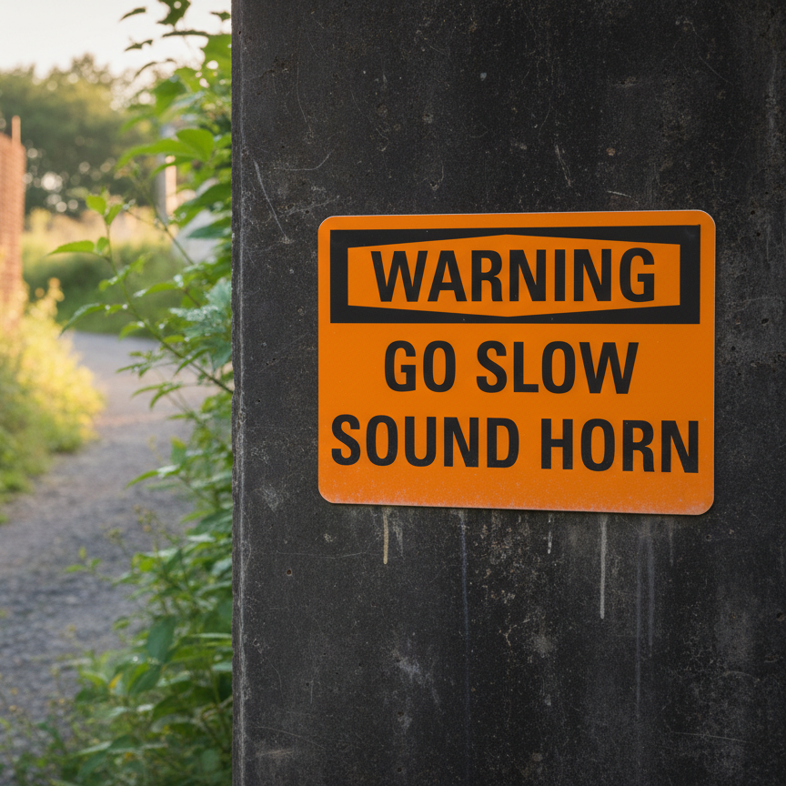Warning Go Slow Sound Horn - Image 2