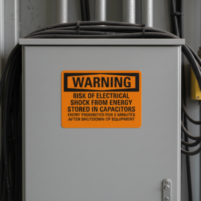 Warning Risk Of Electrical Shock From Energy