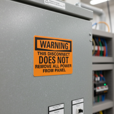 Warning This Disconnect Does Not Remove All